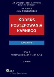 Okładka książki Kodeks postępowania karnego Komentarz t.1/2