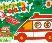 Okładka książki Kolorowe pojazdy 3 - malowanki wodne