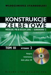 Okładka książki Konstrukcje żelbetowe t.3 z płytą CD
