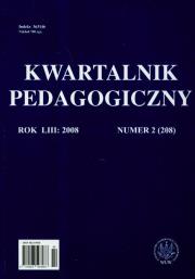 Opakowanie Kwartalnik pedagogiczny nr 2/2008