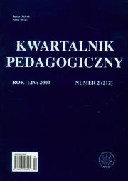 Opakowanie Kwartalnik pedagogiczny nr 2/2009