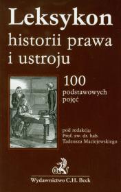 Opakowanie Leksykon historii prawa i ustroju