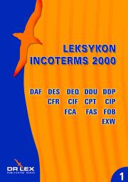 Okładka książki Leksykon Incoterms 2000