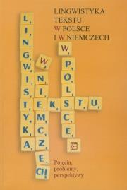 Okładka książki Lingwistyka tekstu w Polsce i w Niemczech