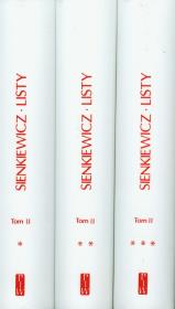 Okładka książki Listy Sienkiewicz tom 2 część 1-3