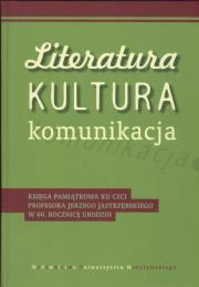 Okładka książki Literatura kultura komunikacja