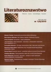 Opakowanie Literaturoznawstwo nr 1(4) 2010