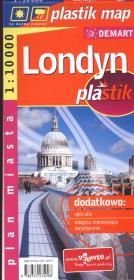 Opakowanie Londyn plan miasta 1:10000 mapa laminowana