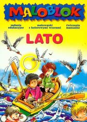 Maloblok - Lato SIEDMIORÓG. Autor: Renata Brzezińska. Dadada.pl Okładka książki Maloblok - Lato SIEDMIORÓG