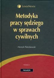 Metodyka pracy sędziego w sprawach cywilnych. Autor: Pietrzkowski Henryk. Dadada.pl Okładka książki Metodyka pracy sędziego w sprawach cywilnych