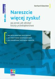 Nareszcie więcej zysku. Autor: Gieschen Gerhard. Dadada.pl Okładka książki Nareszcie więcej zysku