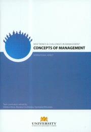 New trends & challenges in management Concepts of Management. Autor: Weiss Elżbieta, Godlewska Marzena, Bitkowska Agnieszka. Dadada.pl Okładka książki New trends & challenges in management Concepts of Management