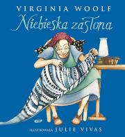 Niebieska zasłona. Autor: Woolf Virginia. Dadada.pl Okładka książki Niebieska zasłona