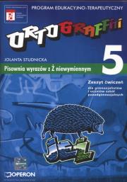 Ortograffiti GIM 5 OPERON. Autor: Studnicka Jolanta. Dadada.pl Okładka książki Ortograffiti GIM 5 OPERON