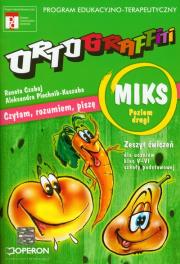 Ortograffiti SP MIKS Poziom 2 OPERON. Autor: Renata Czabaj, Aleksandra Piechnik-Kaszuba. Dadada.pl Okładka książki Ortograffiti SP MIKS Poziom 2 OPERON