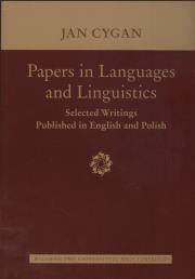 Okładka książki Papers in Languages and Linguistics Selected Writings Published in English and Polish