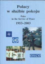 Opakowanie Polacy w służbie pokoju Poles in the service of peace 1953-2003