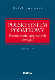 Okładka książki Polski system podatkowy