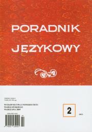 Opakowanie Poradnik językowy 2/2009