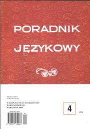 Opakowanie Poradnik językowy 3/2008