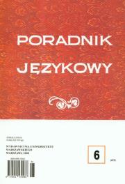Opakowanie Poradnik językowy 6/2008