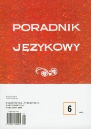 Opakowanie Poradnik językowy 6/2009