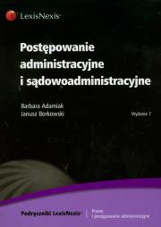 Okładka książki Postępowanie administracyjne i sądowoadministracyjne