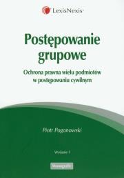 Okładka książki Postępowanie grupowe