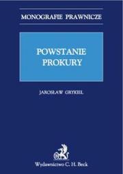 Okładka książki Powstanie prokury