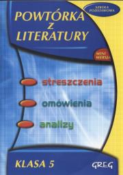 Okładka książki Powtórka z literatury 5
