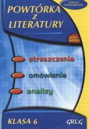 Okładka książki Powtórka z literatury 6