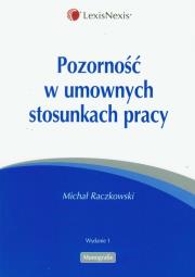 Okładka książki Pozorność w umownych stosunkach pracy