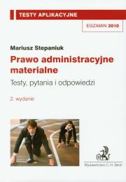 Okładka książki Prawo administracyjne materialne Testy aplikacyjne 9