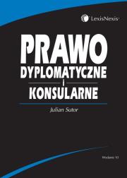 Okładka książki Prawo dyplomatyczne i konsularne