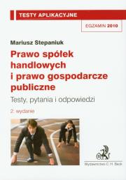 Okładka książki Prawo spółek handlowych i prawo gospodarcze publiczne Testy aplikacyjne 5