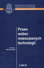 Okładka książki Prawo wobec nowoczesnych technologii
