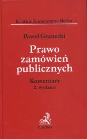 Prawo zamówień publicznych + CD. Autor: Granecki Paweł. Dadada.pl Okładka książki Prawo zamówień publicznych + CD