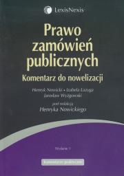 Prawo zamówień publicznych. Autor: Nowicki Henryk, Łazuga Izabela, Wyżgowski Jarosław. Dadada.pl Okładka książki Prawo zamówień publicznych