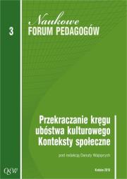 Okładka książki Przekraczanie kręgu ubóstwa kulturowego Konteksty społeczne