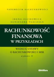 Okładka książki Rachunkowość finansowa w przykładach według ustawy o rachunkowości i MSR