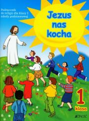 Religia SP 1 Jezus nas kocha podr JEDNOŚĆ. Autor: red. ks. dr Jarosław Czerkawski, Elżbieta Kondrak. Dadada.pl Okładka książki Religia SP 1 Jezus nas kocha podr JEDNOŚĆ