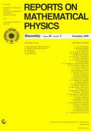 Opakowanie Reports on Mathematical Physics 64/3 2009