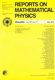 Opakowanie Reports on Mathematical Physics 65/3 2010