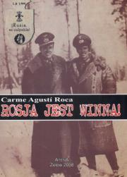 Rosja jest winna. Autor: Roca Agusti Carme. Dadada.pl Okładka książki Rosja jest winna