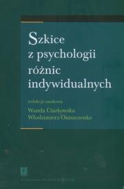 Opakowanie Szkice z psychologii różnic indywidualnych