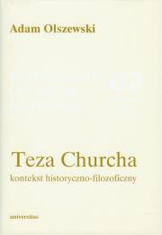 Okładka książki Teza Churcha Kontekst historyczno-filozoficzny