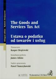 Opakowanie The Goods and Services Tax Act Ustawa o podatku od towarów i usług