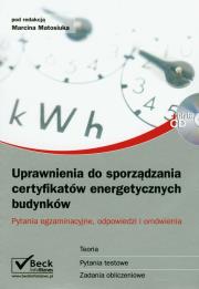 Opakowanie Uprawnienia do sporządzania certyfikatów energetycznych budynków z płytą CD