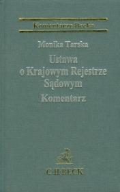 Okładka książki Ustawa o Krajowym Rejestrze Sądowym Komentarz