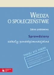 Okładka książki Wiedza o społeczeństwie Sprawdziany Zakres podstawowy
